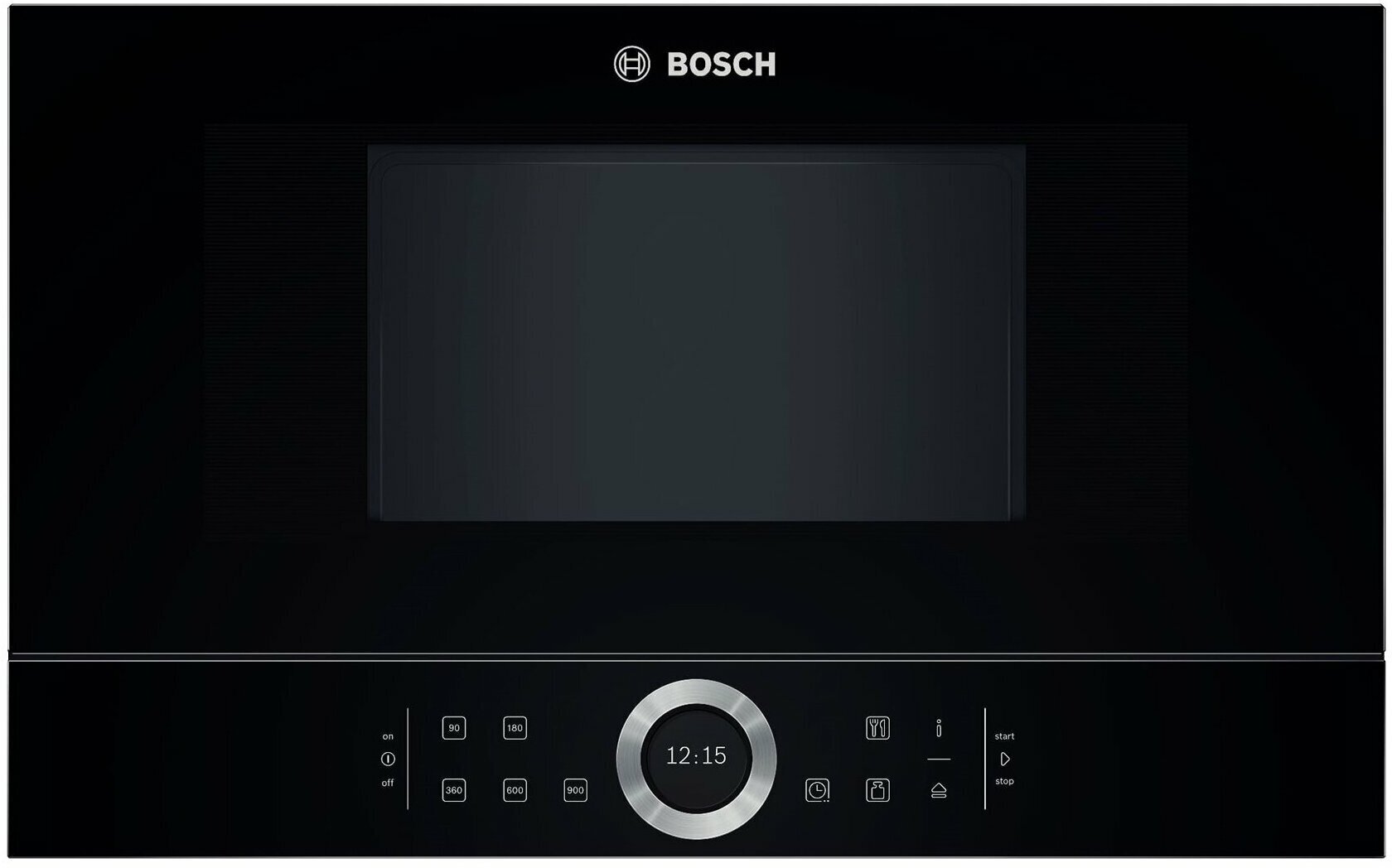 Микроволновая печь встраиваемая Bosch BFL634GB1, черный