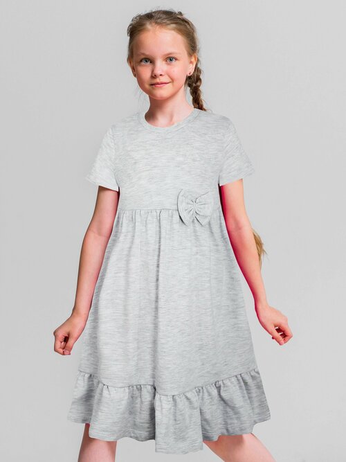 Платье ИНОВО, размер 140, серый