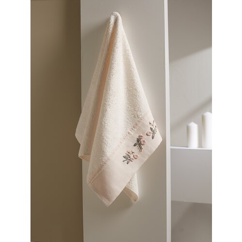 Полотенце  Linens Rosalie, 50x85см, кремовый