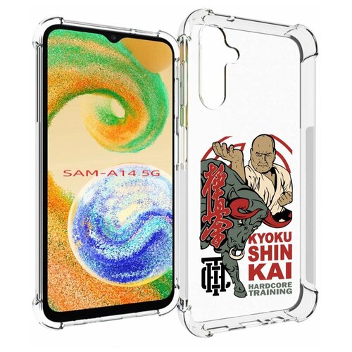 чехол mypads единоборства муайтай для samsung galaxy a14 5g задняя панель накладка бампер Чехол MyPads единоборства рисунок для Samsung Galaxy A14 4G/ 5G задняя-панель-накладка-бампер