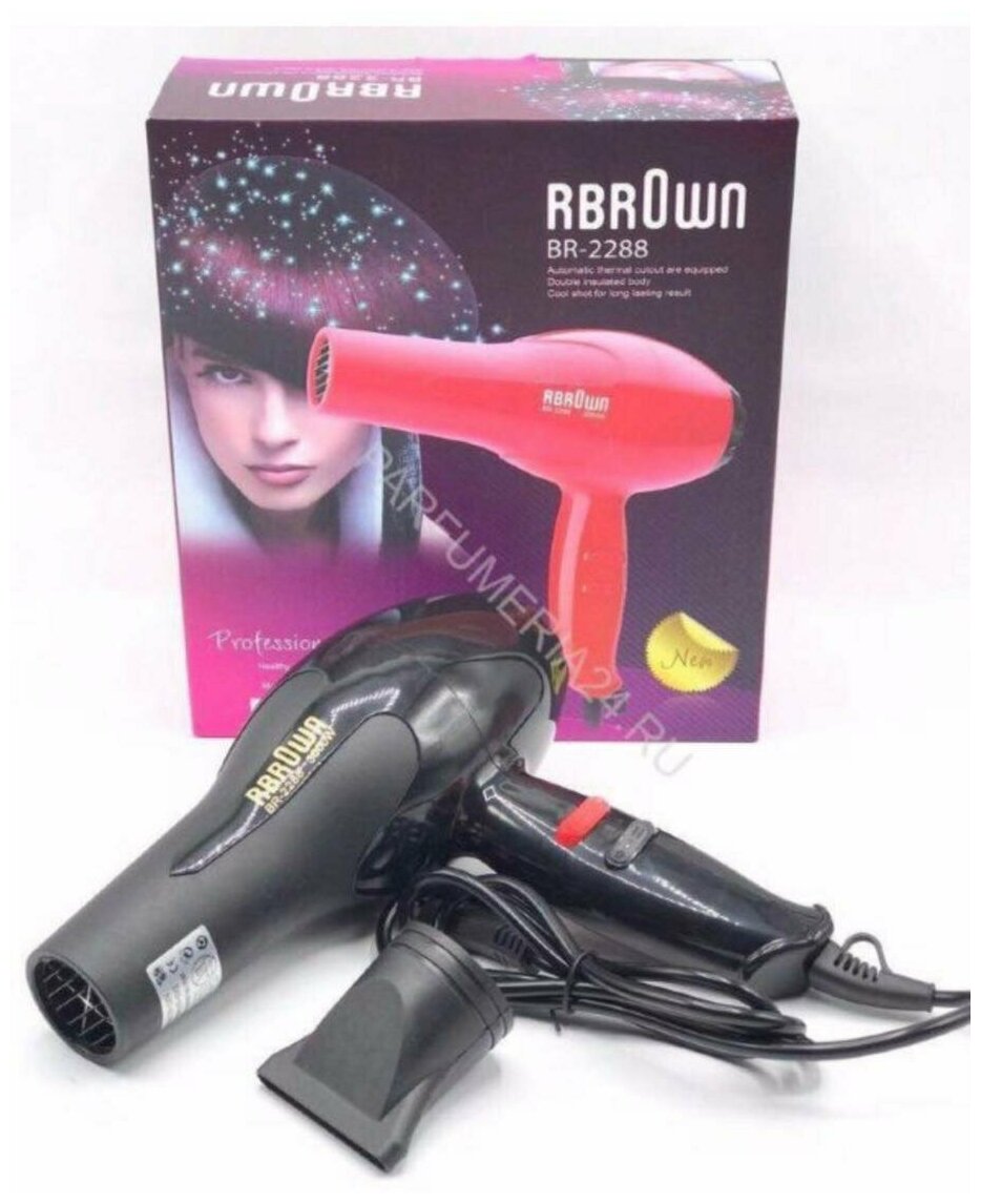 Фен стайлер для волос профессиональный Browans с диффузором защитой от перегрева бытовая техника - фотография № 1