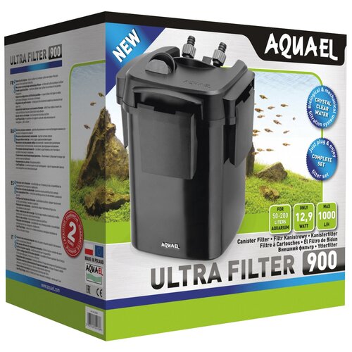 Внешний фильтр AQUAEL ULTRA FILTER 900 для аквариума (50-200 л), 1000 л/ч
