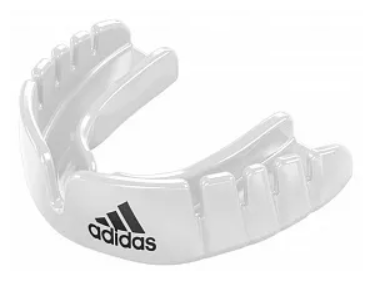Капа одночелюстная Adidas Opro Snap-Fit Mouthguard белая (размер Junior) adiBP30