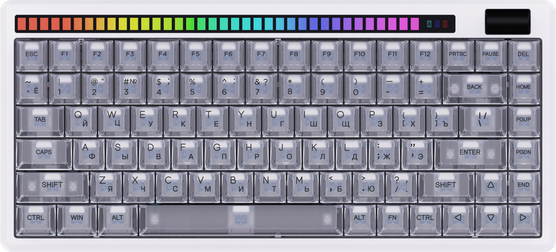 Игровая клавиатура Dareu A84 Pro White