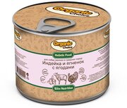 Organic Сhoice 240 г консервы для собак мелких и средних пород индейка и ягненок с ягодами