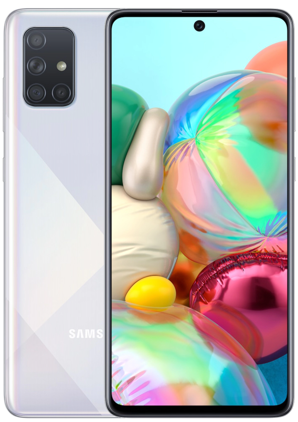 Смартфон Samsung (A715F) Galaxy A71 128Gb Серебристый