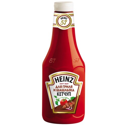 Кетчуп Heinz Для гриля и шашлыка, пластиковая бутылка, 1 кг
