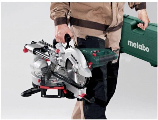 Пила торцовочная Metabo KGS 305 M, 2000Вт, 3700об/мин, с лазером и подсветкой — фото 1