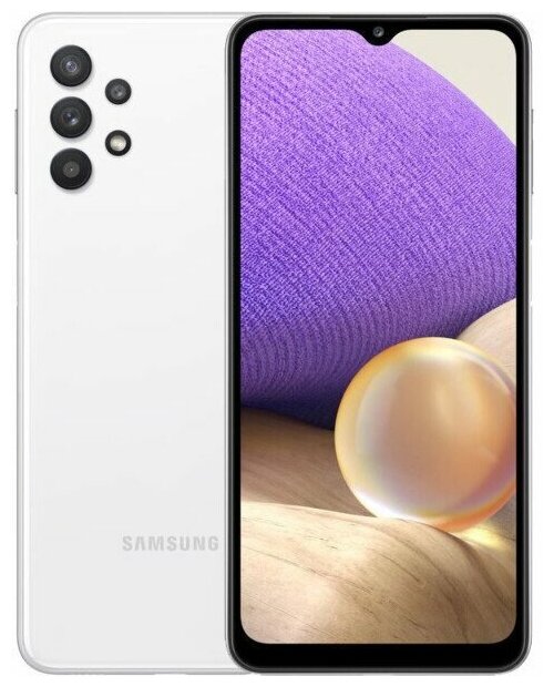 Смартфон Samsung Galaxy A32 4/64 ГБ RU, белый