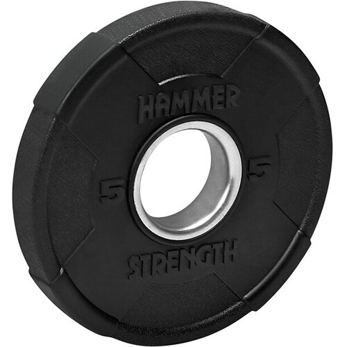 Диск олимпийский резиновый Hammer Strength диск уретановый бампированный hammer strength 20 кг