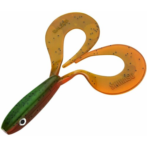 Приманка силиконовая Balzer Shirasu Pike Collector 150мм 25гр 515 MotorOilShartreuse 350₽