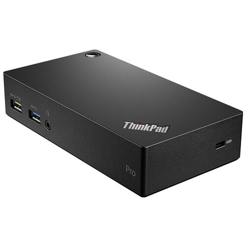 фото Док-станция lenovo thinkpad usb 3.0 pro dock (40a70045eu) черный