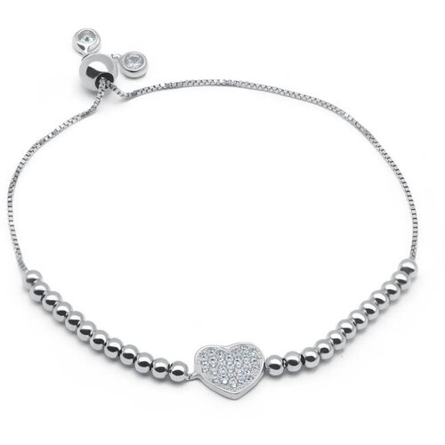 Браслет Silver WINGS, серебро, 925 проба, фианит