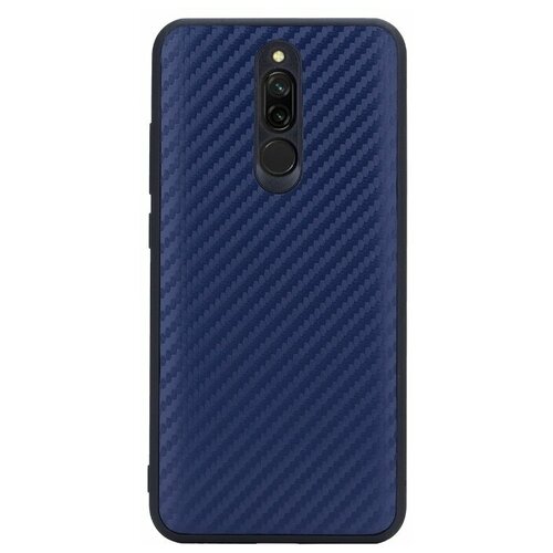 фото Накладка g-case carbon для xiaomi redmi 8, темно-синяя