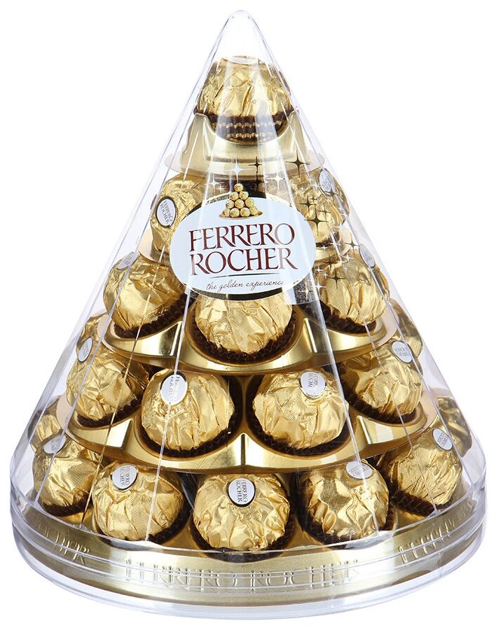 Конфеты Ferrero Rocher, молочный шоколад и лесной орех, 28 шт, 350г