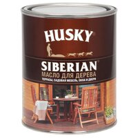 Масло HUSKY Siberian для дерева, бесцветный, 0.9 л