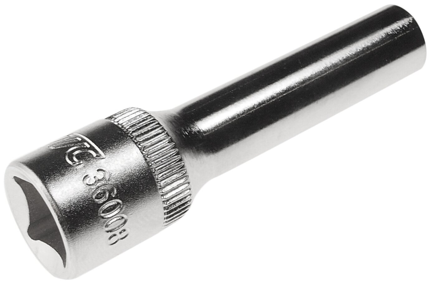 Головка торцевая глубокая TORX 3/8" х Е8, длина 63мм JTC /1/100 JTC-36008