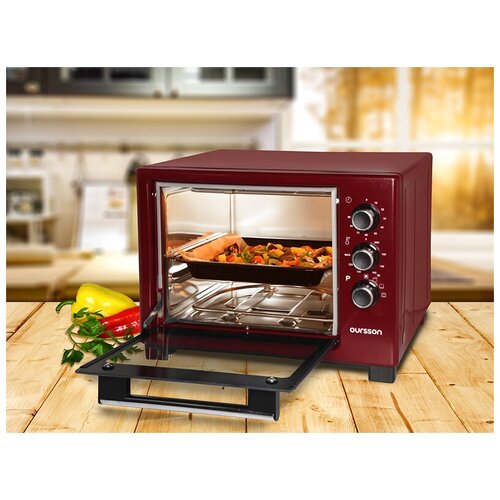 Мини-духовка Oursson MO2005DC Темная вишня 539000₽