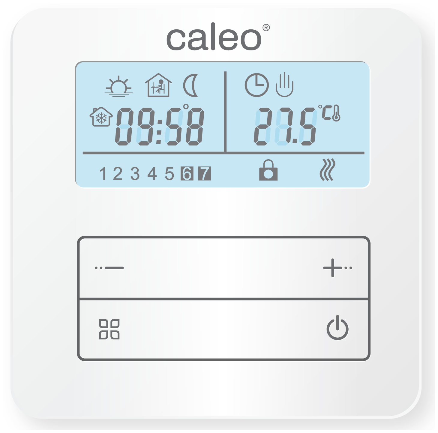 Терморегулятор Caleo С950, накладной, цифровой, программируемый, 3,5 кВт