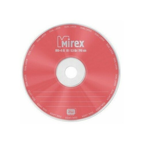 Mirex Диск Диск DVD+R 8.5 Gb, 8x, Slim Case 1 , Dual Layer 1 50 UL130062A8S 204190