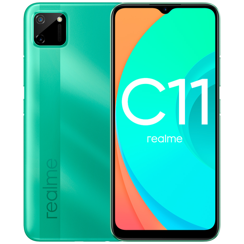 фото Смартфон realme c11 2/32 гб, перечный серый