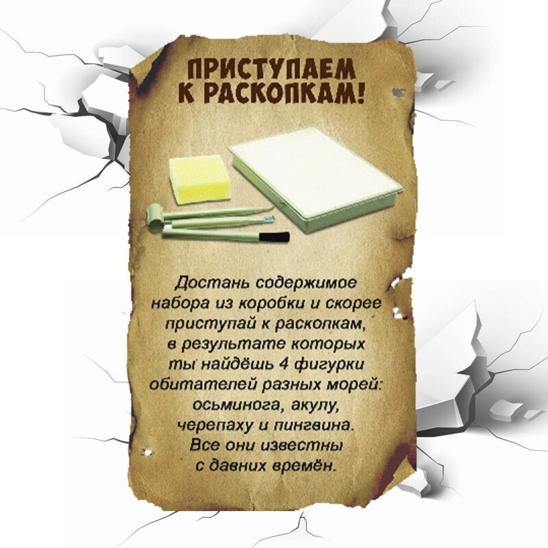 Исторические раскопки "Тайны морей. Зуб акулы" (ВВ4787) Bondibon - фото №11