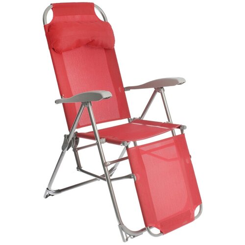 Nika Кресло-шезлонг, 82x59x116 см, цвет гранатовый походная мебель nika кресло шезлонг 2 к2 гн гранатовый