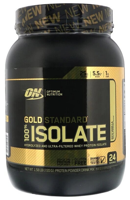 Протеин Optimum Nutrition 100% Isolate Gold Standard