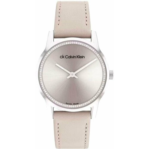 Наручные часы CALVIN KLEIN Швейцарские наручные часы Calvin Klein 25000023, бежевый