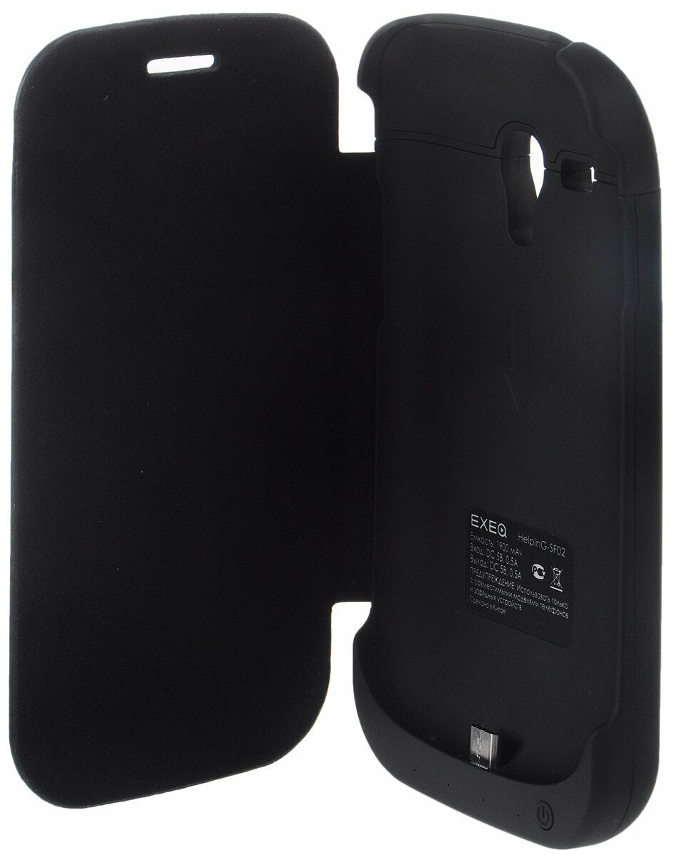 Чехол-аккумулятор для Samsung Galaxy S3 mini Exeq HelpinG-SF02 (черный)
