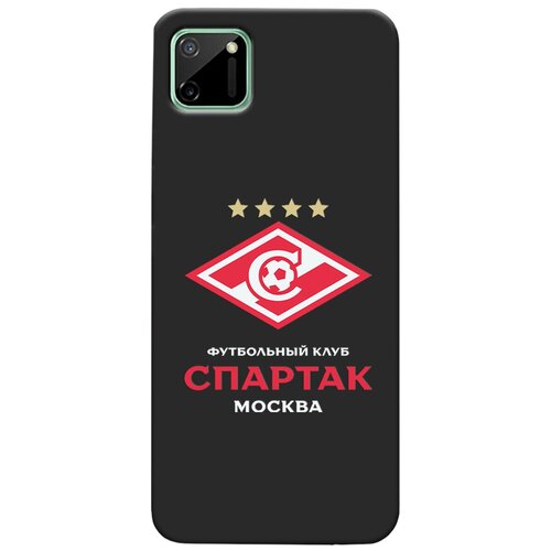 Силиконовый чехол Mcover для Realme C11 (2021) с рисунком ФК Спартак Москва силиконовый чехол mcover для samsung galaxy a21s с рисунком фк спартак москва