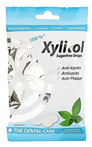 Леденцы miradent Xylitol Drops мята