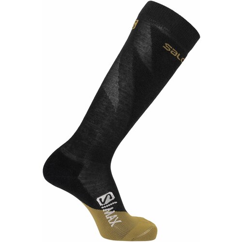 Мужские носки Salomon, 1 пара, размер L INT, черный, зеленый