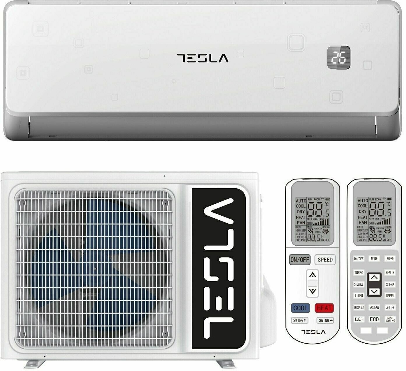 TA22FFUL-07410IA Кондиционер настенный сплит-система Tesla TA22FFUL-07410IA белый - фотография № 2