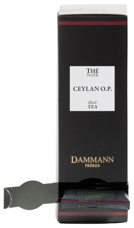 Чай в пакетиках Dammann Ceylon O.P.(Цейлон О.Р) 24 шт - фотография № 4