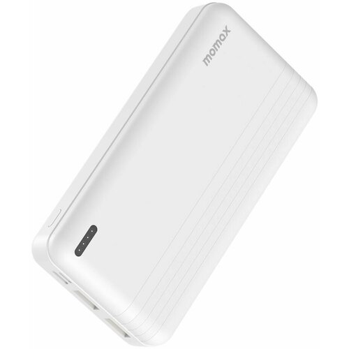 Внешний аккумулятор для телефона Momax iPower PD 2, Power Bank 20000mAh, быстрая зарядка PD3.0 20 Вт - Белый (IP78W)