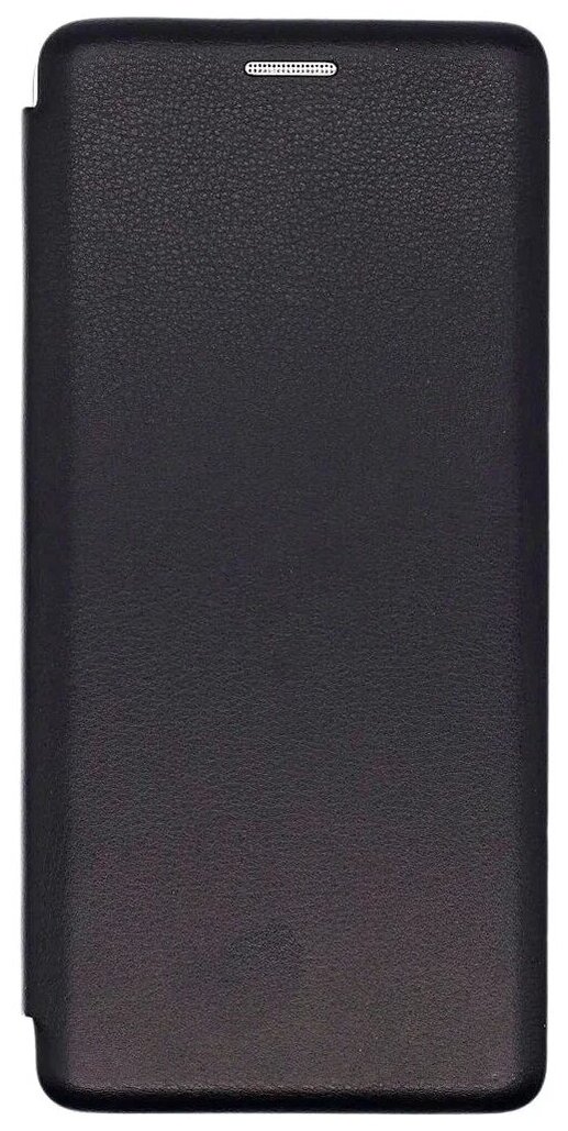 Чехол-книжка на Honor 50 Lite черный противоударный откидной с подставкой, кейс с магнитом, защитой экрана и отделением для карт
