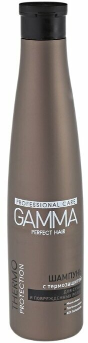 Шампунь Gamma Perfect Hair Thermo Protection С термозащитой для сухих и поврежденных волос