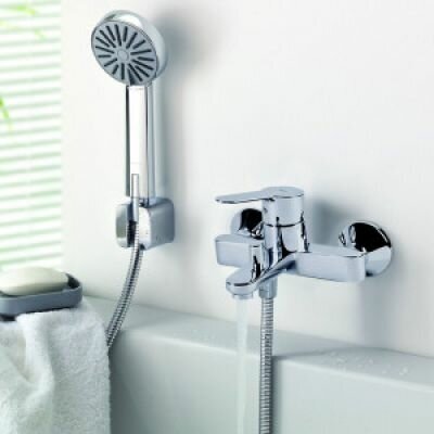 Смеситель для ванны Grohe BauEdge со встраиваемым механизмом 29079000 - фото №13