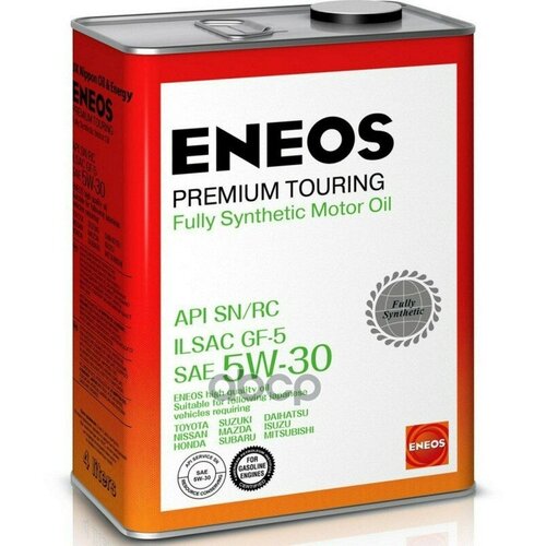 ENEOS Масло Моторное Eneos Premium Touring Sn 5W-30 4Л