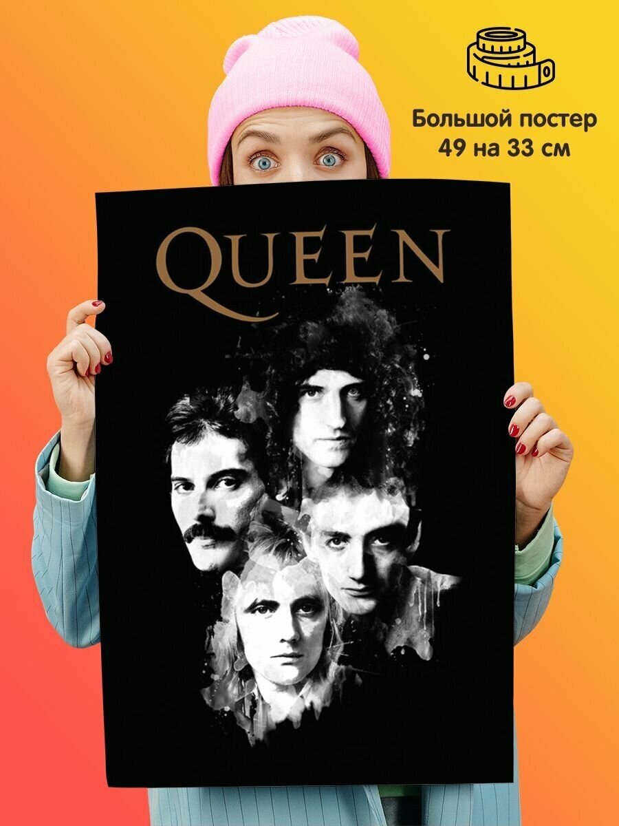 Постер плакат Queen Квин