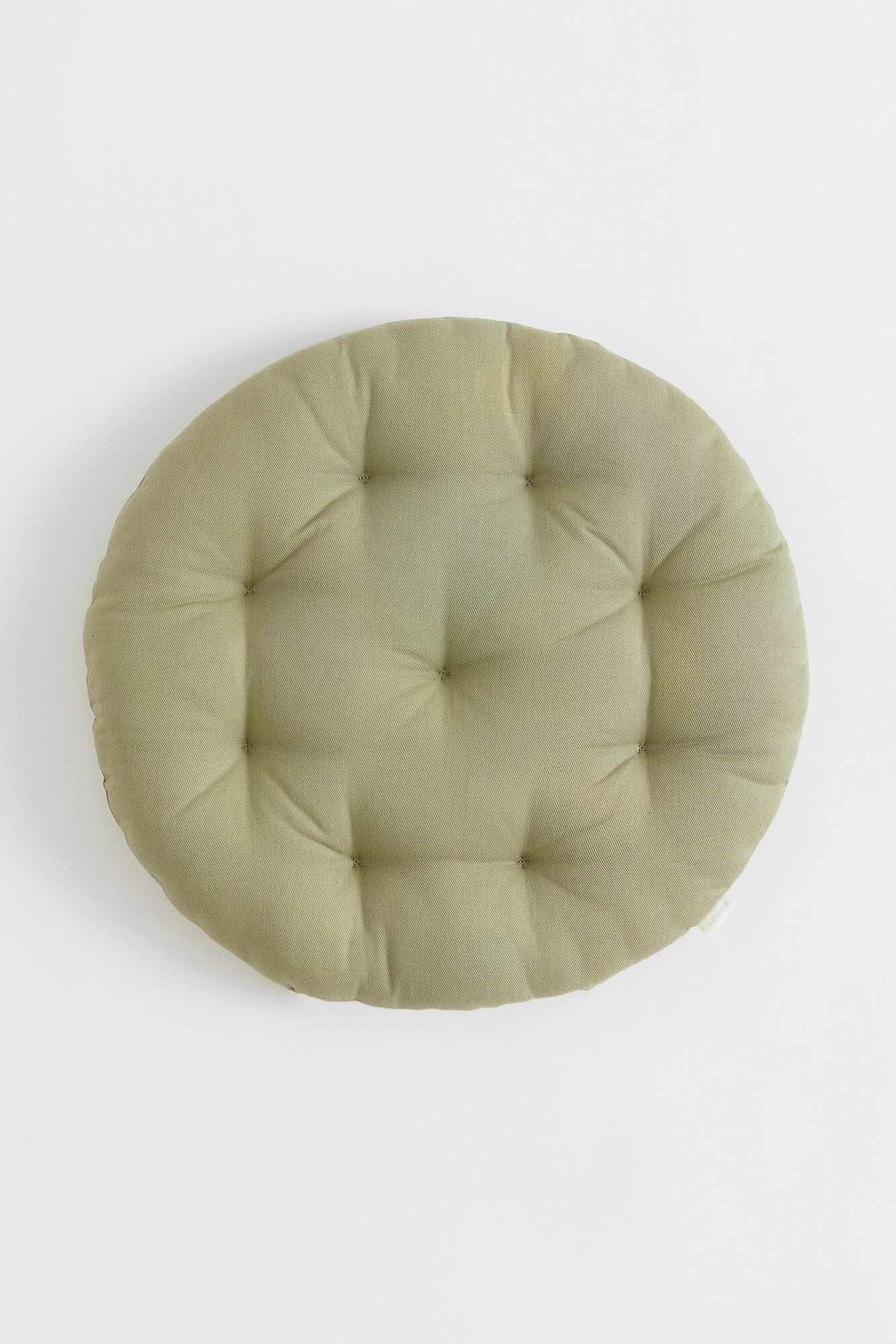 Круглая подушка для сидения, H&M HOME, D-38см, Зеленый - фотография № 1