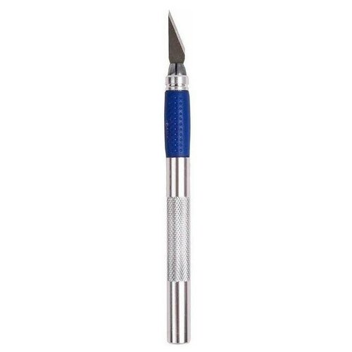 REXANT перовой нож 12-4909 6 мм серебристый/синий