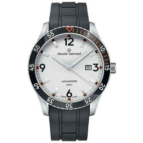 Наручные часы Claude Bernard, серебряный, белый часы женские claude bernard 10215 3 buifn2