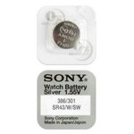 Батарейки Sony 386-301 SR43W BL1 (10шт) - изображение