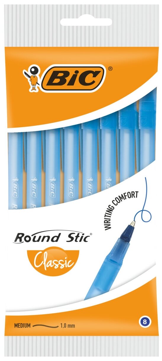 BIC Набор шариковых ручек Round Stic Classic 1 мм (928497/928498)