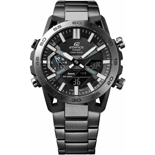 Наручные часы CASIO Edifice ECB-2000DC-1A, черный, серый наручные часы casio edifice eqb 2000dc 1a черный