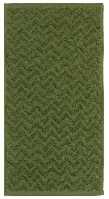 Полотенце махровое LoveLife Zig-Zag, 50х90 см, цвет тёмная трава, 100% хл, 450 гр/м2 - фотография № 7