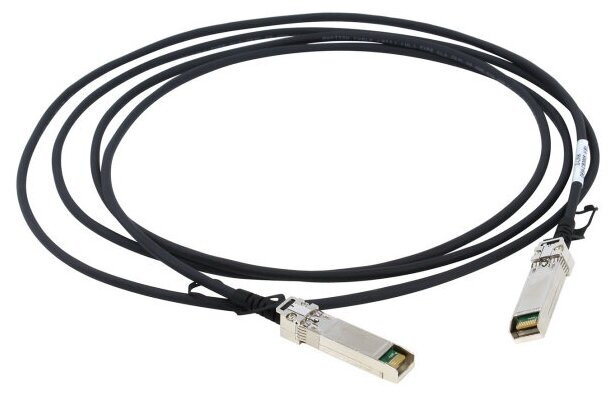 FiberTrade Кабель прямого подключения FT-SFP28-CabP-AWG26-3 (25G, 26AWG витая пара, SFP28, 3м)