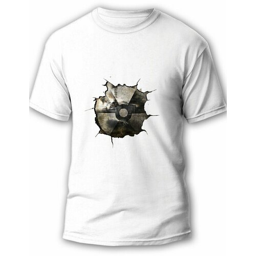 фото Футболка, размер m, белый будь на стиле